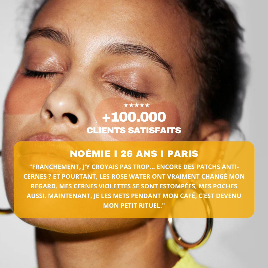 Patchs Rose Water - Anti-Cernes & Poches